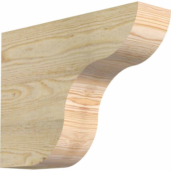 Ekena Millwork Carmel Rough Sawn Rafter Tail, Douglas Fir, 4"W x 12"H x 16"L RFT04X12X16CAR00RDF - main